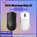 AKT Blazing Sky X1 Wireless Mouse PAW3950 Ultra 750IPS 8k PollingRate Lightweight Customized Adjustable DPI FPS MOBE Gaming Mice. 