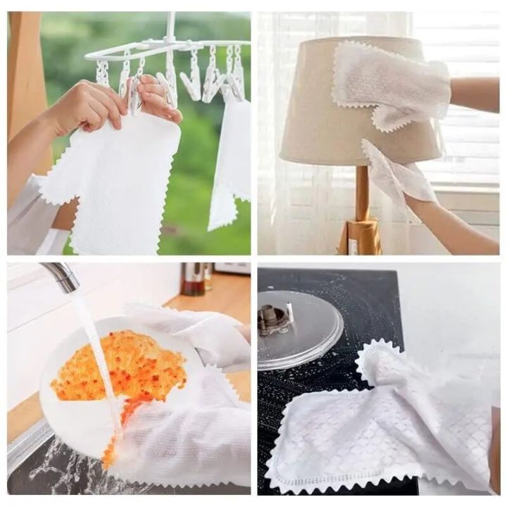 10/20pcs%20Kitchen%20Dish%20Cleaning%20Gloves%20Fish%20Scale%20Cleaning%20Duster%20Gloves%20Non-woven%20Household%20Kitchen%20Fiber%20Gloves%20Reusable%20Tools%20-%20Image%206