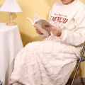 70*100Cm Solid Color Coral Velvet Warm Plush Blanket Super Soft Throw Blanket Embossed Four-Season Blanket Bed Living Room Sofa Couch Supples 1Pcs. 
