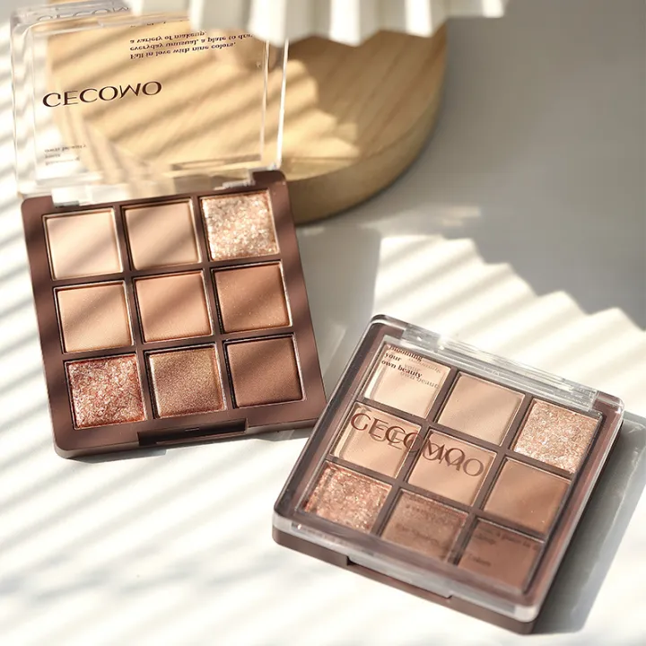 EYE%20Nine-Color%20Chocolate%20Eye%20Shadow%20Plate%20Matte%20Shimmer%20Sequins%20Crouching%20Silkworm%20Brightening%20Student%20Earth%20Tone%20Eyeshadow%20Makeup%20-%20Image%202
