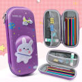 3D EVA Cute Pencil Case Cartoon Stationery Box Girls Color Pencil Box Student Pen Case School Supplies Gifts Case 1Pcs.
