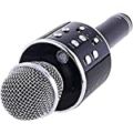 WS-858 Rechargeable Wireless Karaoke Bluetooth Microphone USB Player with Inbuilt Speaker with Audio recording. 