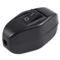 2X Black Bedroom on Off Button in Line Switch 6A/250VAC 10A/125VAC.