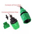 1-Piece 4/7 mm Hose Quick connector Garden Watering Irrigation Pipe Fittings.. 