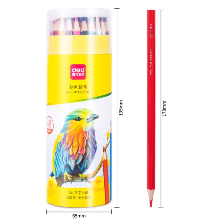 Deli%20color%20pencil%20children's%20drawing%20pen%20oily%20water%20soluble%20erasable%20color%20pen%20learning%20stationery%20primary%20school%20students%20-%20Image%205