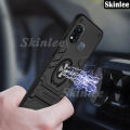 Protect Cover For Infinix Hot 11S case Hard Armor Metal Phone Cases Magnetic Holder Ring Cover For Infinix Hot 11S Back Cover. 