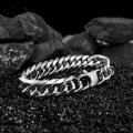 Stainless Steel chain on hand for Men bracelet. 