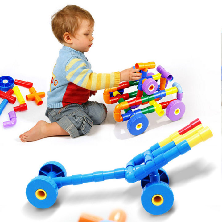 21-144%20PCS%20Pipe%20Building%20Block%20Run%20Race%20Bricks%203D%20Children%20Diy%20Assemble%20and%20Insert%20Toys%20with%20Blocks%20Educational%20Toy%20for%20Children%20-%20Image%203