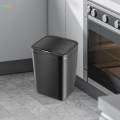 Touchless Trash Can Wastebasket Waste Bin Rubbish Bin Intelligent Induction Trash Bin for Office.