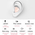 Mini Invisible Sleep Earbuds Wireless Earphone Bluetooth 5.3 Stereo Hidden Headset Waterproof In-Ear Noise Cancelling Headphones.