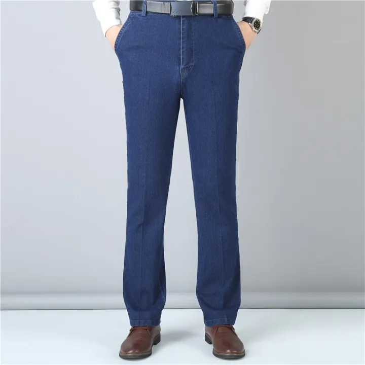 Peking%20Story%20Jeans%20Man%20Middle-aged%20Denim%20Jeans%20Casual%20Middle%20Waist%20Loose%20Long%20Pants%20Male%20Straight%20Jeans%20Classical%20Big%20Size%2040%2041%20-%20Image%207