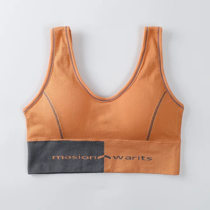 Sports%20Vest%20Anti-Exposure%20Color%20Matching%20Backless%20Crop-Top%20Bandeau%20Underwired%20Padded%20Bottoming%20Underwear%20-%20Image%202