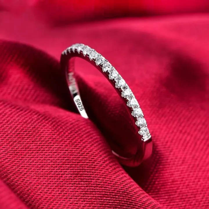 LMNZB%20Solid%2018K%20White%20Gold%20Ring%20925%20Sterling%20silver%20Ring%20Round%202ct%20Solitaire%20Wedding%20Band%20Women%20Accessories%20Jewelry%20-%20Image%203