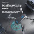 NOOR E88 Max Mini Drone 4K HD Dual Camera Brushless Motor Foldable RC Quadcopter, 2 Batteries, Intelligent Follow UAV, Optical Flow Hover, Professional FPV, Headless Mode, Best e88 mac mini drone for Adults & Kids Beginners, Carrying Case Gift Black. 