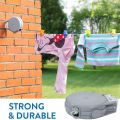 Long Retractable Washing Line, Automatic Retractable Mechanism, Adjustable and Heavy-Duty Clothesline. 