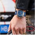 LIGE Mens Watches Brand Luxury Silicone Strap Waterproof Sport Quartz Watch Men Chronograph Clock.