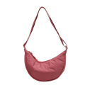 U home fitting room with the same style female crossbody bag Xiaohongshu nylon dumpling bag student shoulder bag cloth bag factory supply.