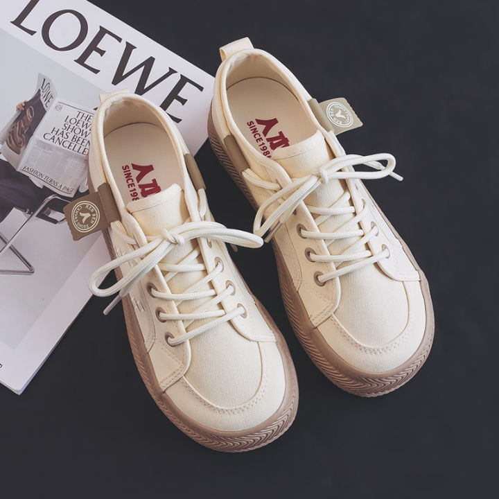 Renben Canvas Shoes Women's Summer Style2023New Korean