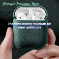 Italian Suede Leather Case For Airpods Pro 2 Luxury Artificial Leather All Inclusive Case For Airpods 3 2 1 Case Wireless Charge.