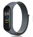 Mi Band 3/4/5/6/7 Strap - Nylon Braided Solo Loop Belt for Smartwatch.
