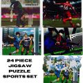 24 Piece Kids Jigsaw Puzzle Sports Set 8 x 10.8 Inch - Puzzle Toy For Kids. 