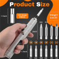 NCANRUI Electric Screwdriver 3.6V Small Cordless Screwdriver, USB Fast Charge Screwdriver Kit, Pen-Sized Mini Screwdriver.