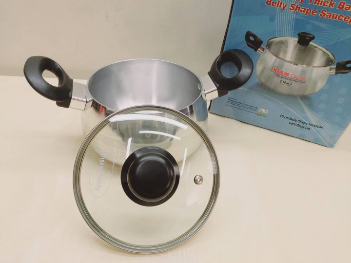 Kiam%20Classic%2016cm%20Pure%20Aluminum%20Belly%20Shape%20Saucepan%20Casserole%20With%20Glass%20Or%20Aluminum%20Lid.%20Aluminium%20Cookware%20High%20Hari%20Such%20Pan.%20%20Model:%20Y80.%20-%20Image%204
