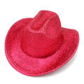 Sequined Cowboy Hats Fancy Performance Headwear Glitter Cowboy Hats Party Cool Jazz Hat European And American Sequins. 