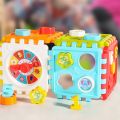 KING Boys Girls Montessori Education Toys Early Learning Toy Developmental Baby Toy Stacking Blocks Interactive Plastic Board. 