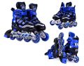 Premium Skating Shoes for Boys Kids Girls Teens & Adults - Adjustable Inline Youth Skates Roller For Age 6 to 22 Years - 4 Wheels Skates Roller - Unisex Design 2025 - Outdoor Skating Shoes - PU Strong Wheels (Free Socks). 