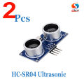 2pcs-HC-SR04 Ultrasonic Wave Detector Ranging Module PICAXE Micro controller Ultrasonic Distance Sensor for arduino Uno R3. 