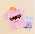 Summer short sleeve New Kids T shirt for boy cartoon casual girls tops leopard children boys clothes. 