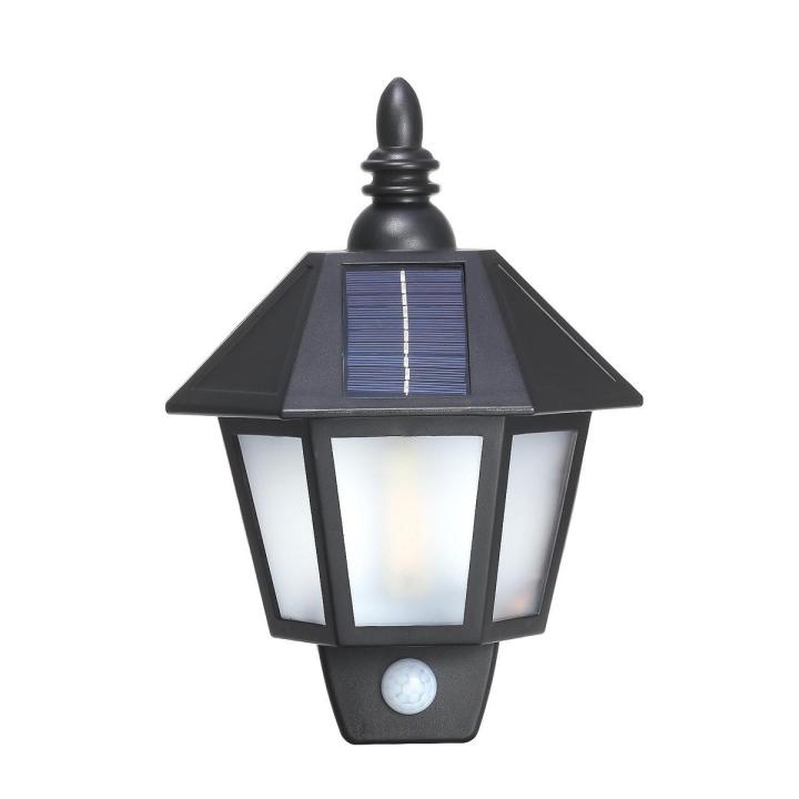 Migeet Portable Delicate Outdoor Waterproof Wall Lamp Half Hexagon Solar Blaze Human Body Induction Mode Wall Lamp