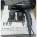 V&G Professional Hair Dryer Pro- 4300 HOT, COLD AND NORMAL 3 MODE.