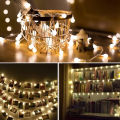 Warm White Snow Ball Fairy Lights, Waterproof Decorative Fairy Lights 28 Pieces Set - Light Decoration.