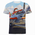 Disney Planes T-Shirts Cartoon Anime 3D Print Streetwear Men Women Fashion Oversized T Shirt Kids Boys Girls Tees Tops Clothing.
