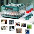 Automatic Intelligent Egg Incubator Egg Hatcher for Family Use Chicken Birds 64eggs. 