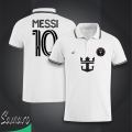 Inter Miami Messi 10 Short Sleeve Collar Polo Football Jersey For Men - Half Sleeve Collar Polo Messi 10 t shirt - Inter Miami Jersey.