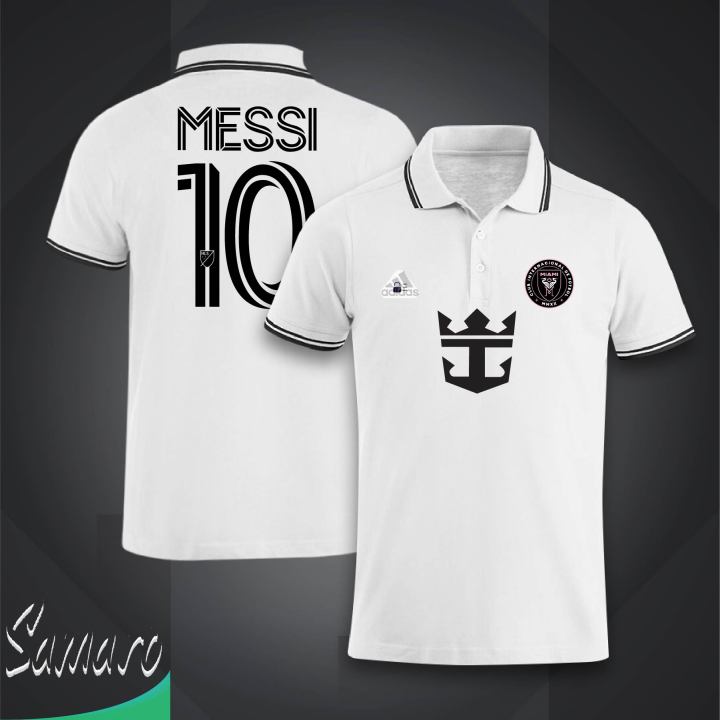 Inter Miami Messi 10 Short Sleeve Collar Polo Football Jersey For Men - Half Sleeve Collar Polo Messi 10 t shirt - Inter Miami Jersey