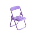 2023 New Mini Cell Phone Stand Universal Chair Desktop Mobile Phone Tablet Holder Folding Convenient Cute Phone Accessories. 