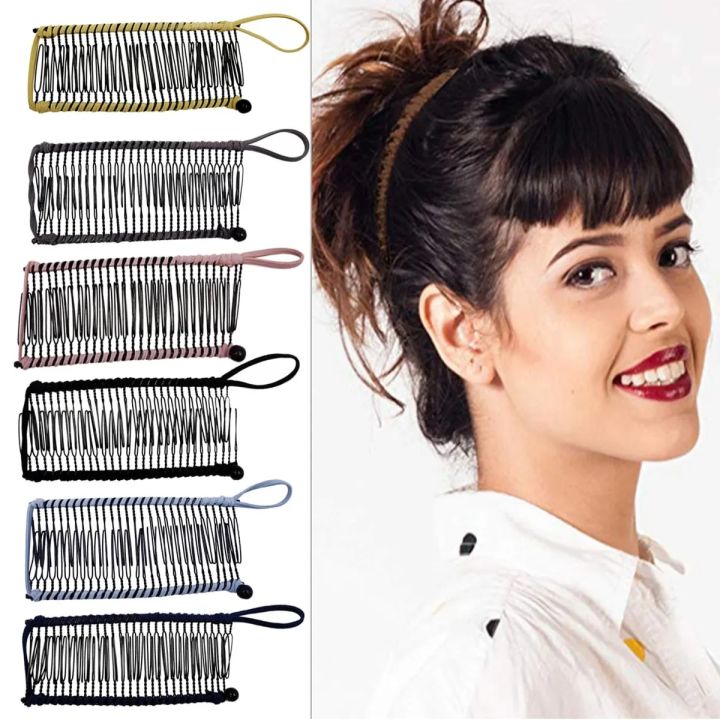 Magic%20Hair%20Comb%20Lazy%20Hair%20Clips%20Braiders%20Vintage%20Banana%20Insert%20Combs%20Flexible%20Stretchable%20Double%20Slide%20Hairpins%20Hair%20Accessories%20-%20Image%205