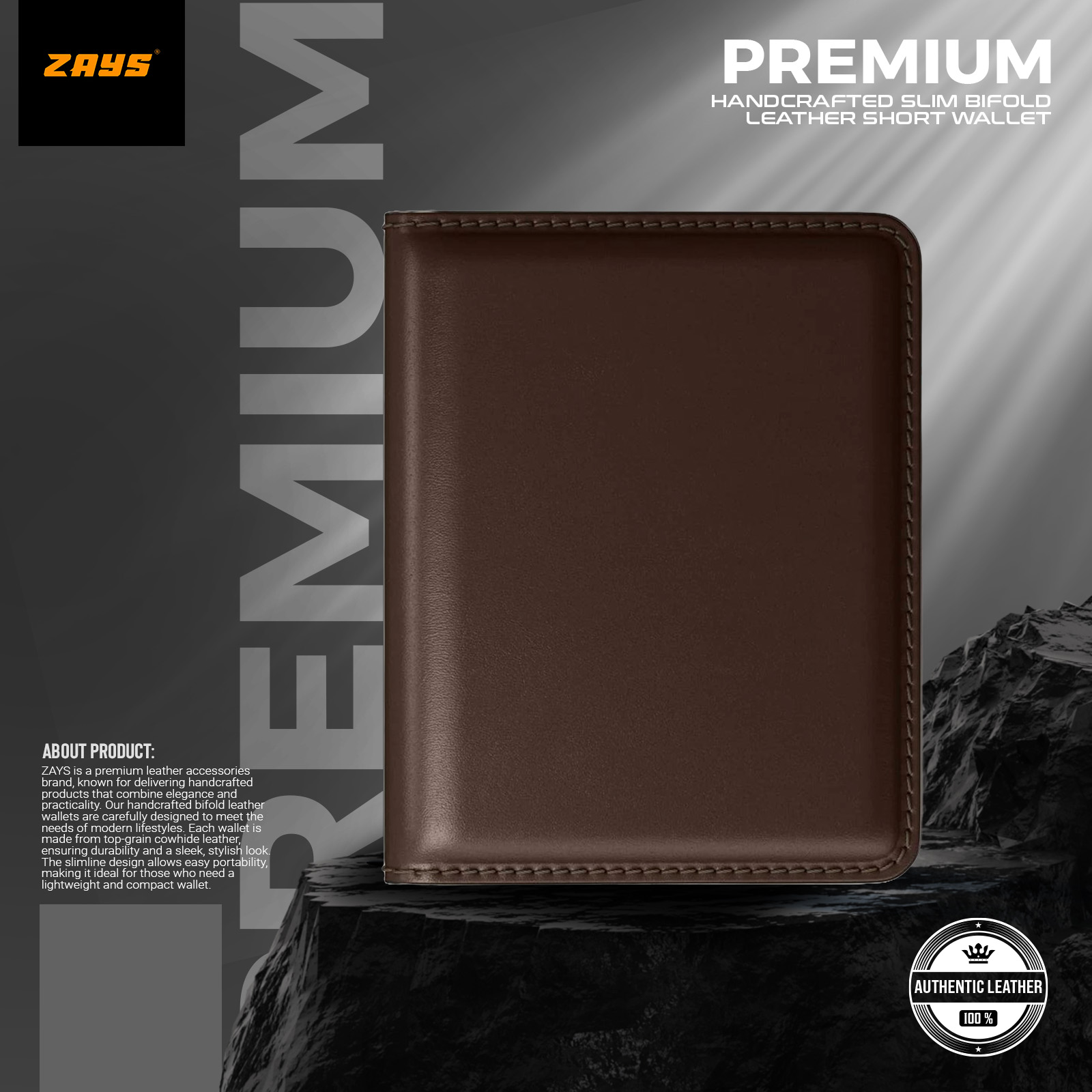 Zays Premium Leather Super Slim Card Holder Mini Wallet Handcrafted Durable Stylish Compact Wallet for Men And Women | Credit And Debit Card Holder Slim Wallet for Travel And Everyday Use