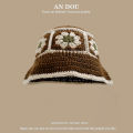 Summer Women Handmade Crochet Bucket Hat Bohemian Beach Knit Fashion Sun Hat Bob Femme Gorras. 