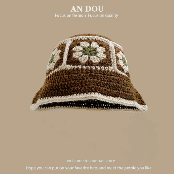 Summer%20Women%20Handmade%20Crochet%20Bucket%20Hat%20Bohemian%20Beach%20Knit%20Fashion%20Sun%20Hat%20Bob%20Femme%20Gorras%20-%20Image%204