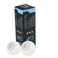 3pcs/pack 3-Star 40+ 2.7g Table Tennis Balls White Ping Pong Ball Amateur Advanced For Ping Pong Daily Training Competition.