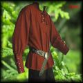 Men Medieval Renaissance Grooms Pirate Reenactment Larp Costume Lacing Up Shirt Bandage Top Middle Age Clothing For S-3XL.