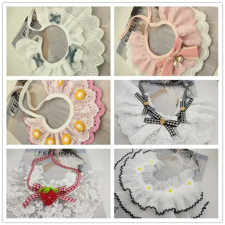 Lace%20Dog%20Bandana%20Printed%20Soft%20Collar%20Dress%20Up%20Pet%20Neckerchief%20Supplies%20Cat%20Scarf%20Floral%20Ribbon%20for%20Chihuahua%20Puppy%20Kitten%20Leash%20-%20Image%206