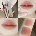 CACE 6 Colors Retro Rose Lipstick Matte Moisturizing Waterproof Sexy Red Lip Tint Fog Lip Balm Slim Tube Lips Makeup Cosmetic.