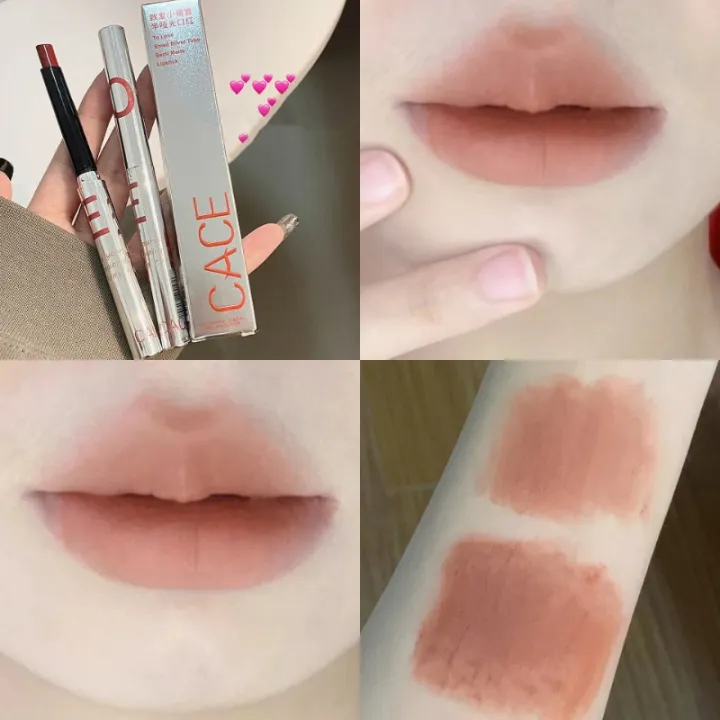 CACE%206%20Colors%20Retro%20Rose%20Lipstick%20Matte%20Moisturizing%20Waterproof%20Sexy%20Red%20Lip%20Tint%20Fog%20Lip%20Balm%20Slim%20Tube%20Lips%20Makeup%20Cosmetic%20-%20Image%206