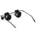 Wonderful Glasses Type 20X Watch Repair Binocular Magnifier with LED Light. 